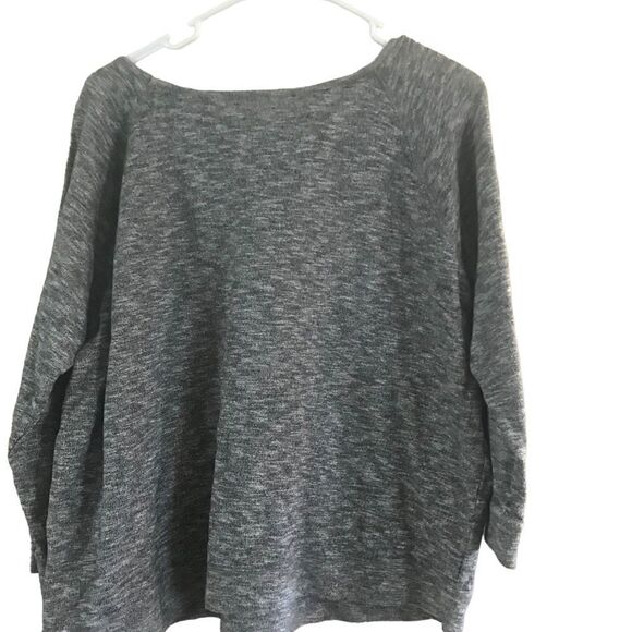 Motherhood Maternity Gray Rhinestone Blouse Extra Large - Picture 7 of 8